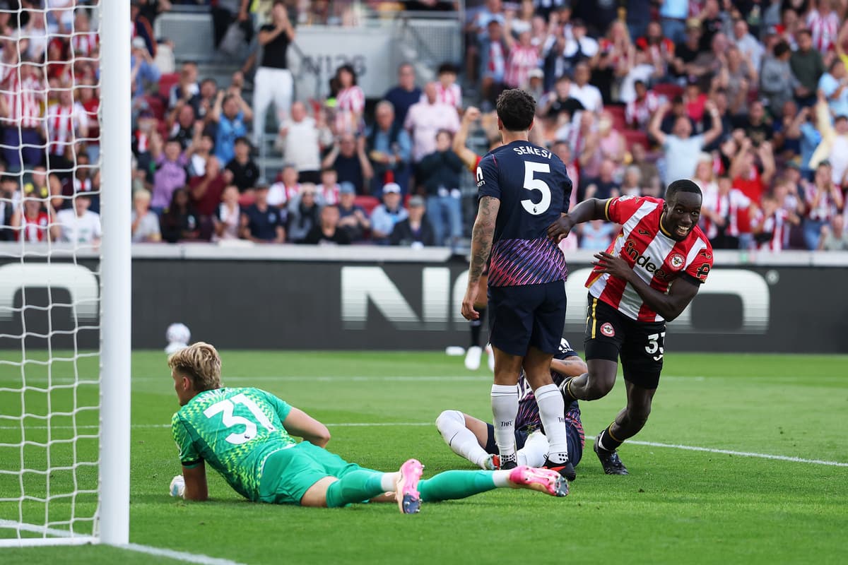 Tonali mocked after nightmare showing against De Zerbi's Tottenham