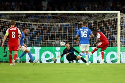 Napoli goalkeeper Alex Meret injured in Champions League clash against Arsenal