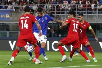 Scamacca 'very happy' with first Italy goal in three years