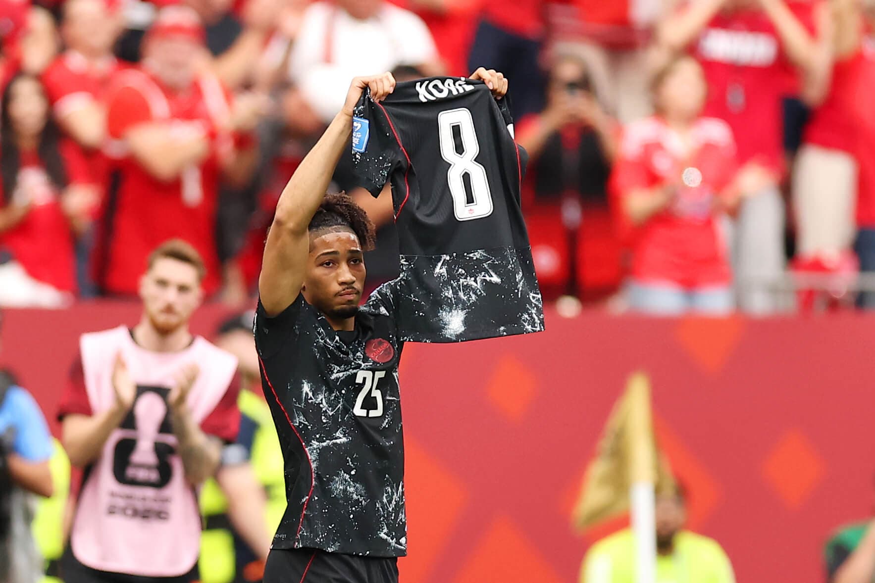 Canada achieve historic first men's World Cup win but Ismaël Koné leaves in distress