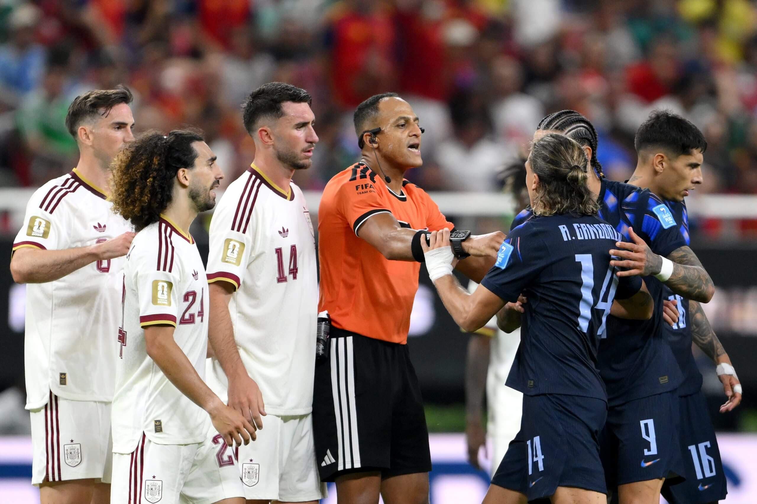 Spain beat Uruguay 1-0 to top group as Uruguay crash out of another World Cup group stage