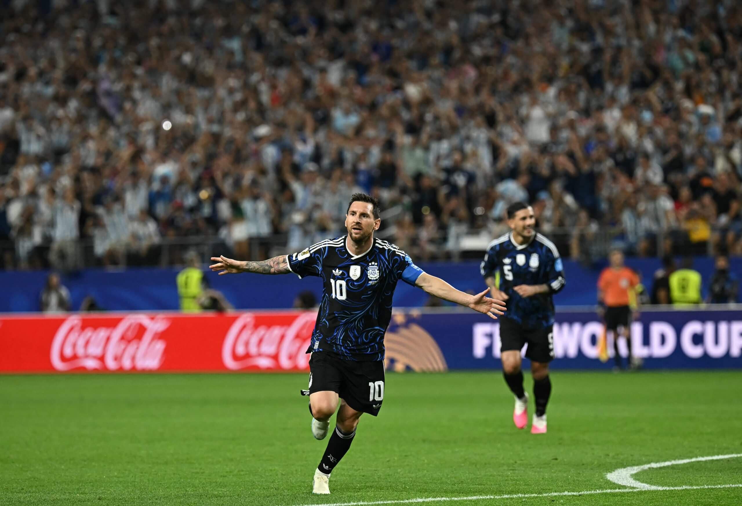 Messi scores as Argentina beat Jordan, strengthening pathway to semi-finals