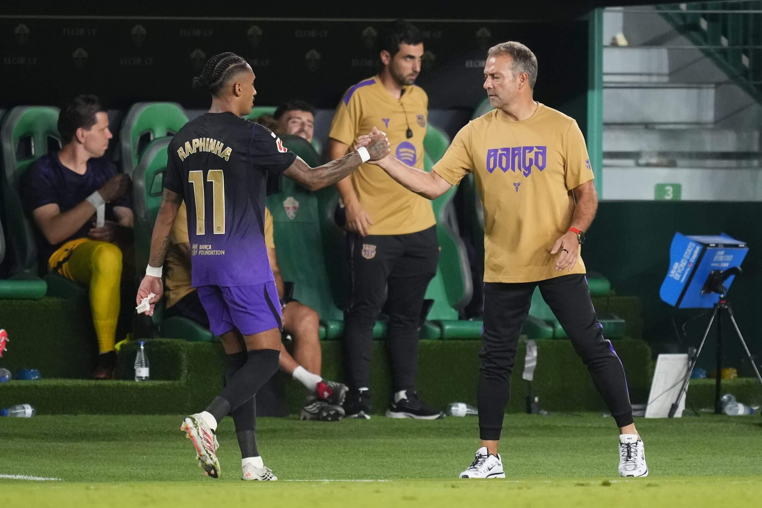 Flick's tough love and Raphinha's new role: Takeaways from Barca's 5-0 win against Elche