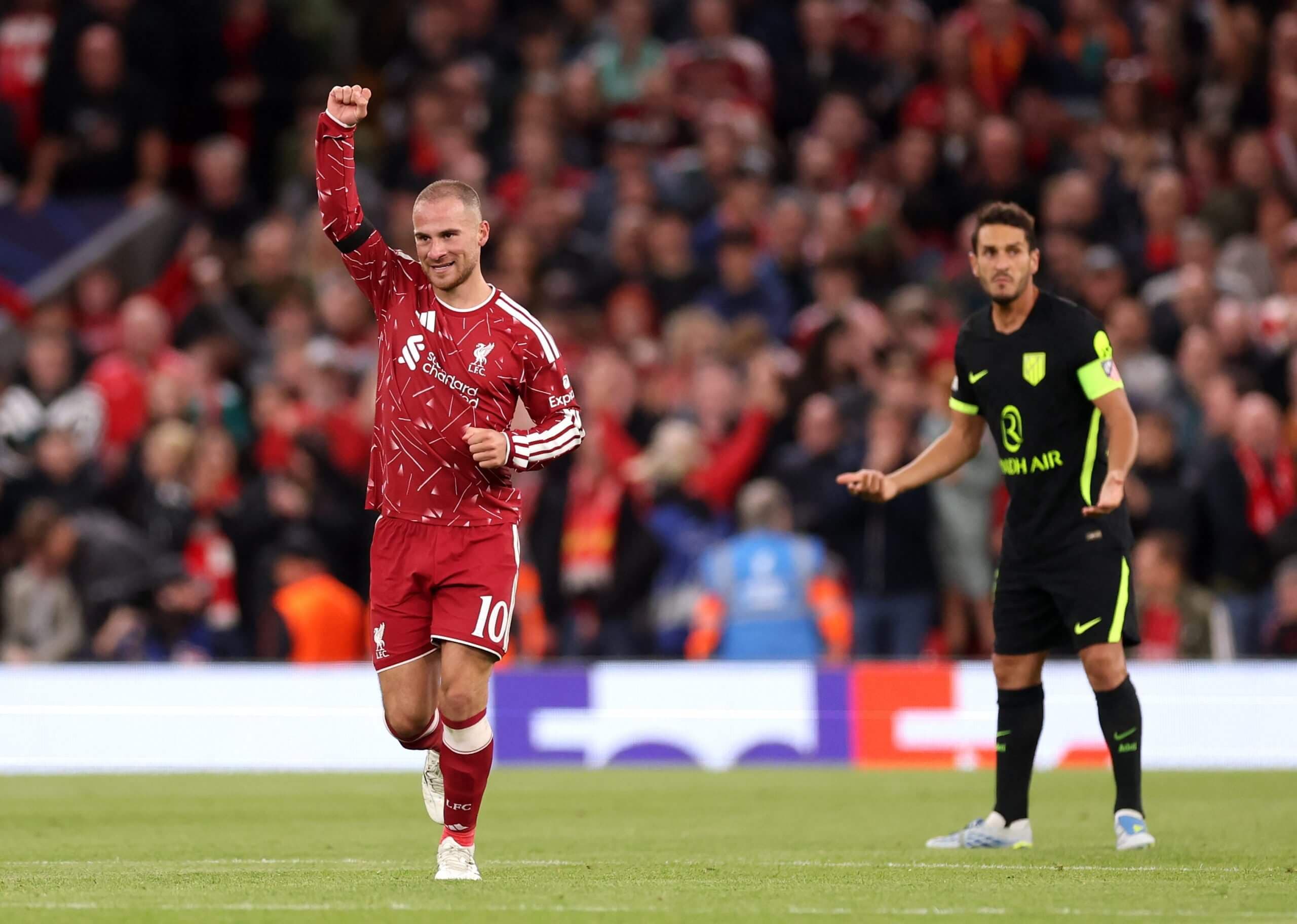 Liverpool 2-1 Atletico Madrid: Mac Allister's statement goal and a magical backheel, but Barcola injury concern