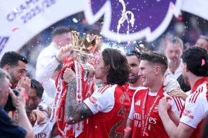 Calafiori looks forward to Tonali rivalry, eyes more trophies with Arsenal