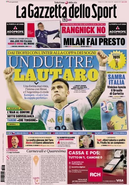 Today's Papers: Ancelotti linked to Italy role, Rangnick pulls out of Milan move