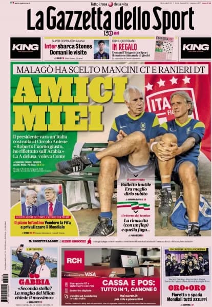 Theo Hernandez offers himself to Serie A giants; Malagò's Italy friends in spotlight