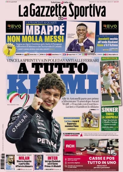 Italian Papers: Ancelotti vs Haaland, Chalobah Transfer Intrigue