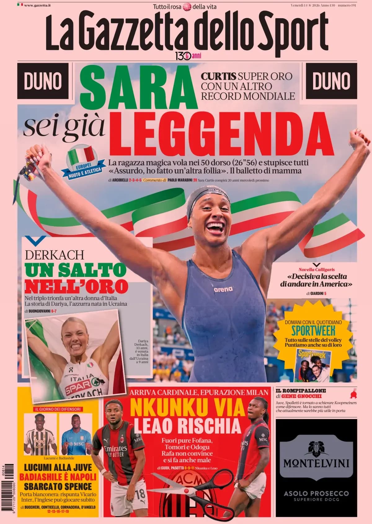 Italian Paper Roundup: Juventus Eye Vicario, 'Miracle Curtis' in Spotlight
