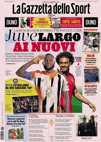 Italian Papers: Juventus Add More Signings, Napoli Push for Gabriel Jesus