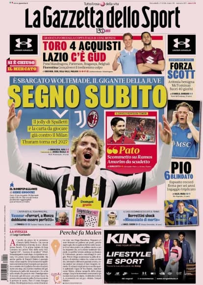 Italian Papers: Juventus in Crisis as McTominay Stars for Napoli