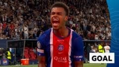 Doue goal awarded on VAR after tight offside review