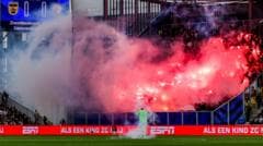 Fans suffer firework burns and eye injuries at Eredivisie matches