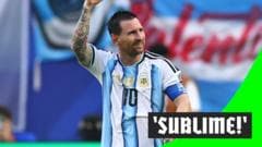 Messi scores sensational finish to give Argentina the lead