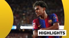 Lamine Yamal and Raphinha score twice as Barcelona hit five