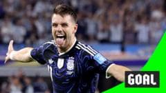 Lo Celso marks World Cup debut with stunning free-kick