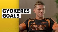 Gyokeres proud of impact at Arsenal last season