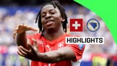 Manzambi double helps Switzerland beat Bosnia