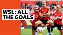 All the goals from Women's Super League matchweek four