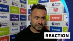 De Zerbi says Spurs 'didn't fight in the right way'