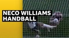New camera angle shows Williams' disallowed goal hit arm