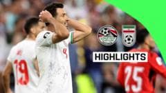Egypt advance but late drama leaves Iran's last-32 spot in doubt