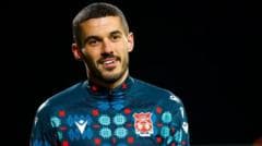 Conor Coady training with Liverpool U21s after Wrexham exit