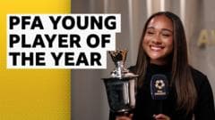 Smith wins consecutive PFA Young Player of the Year award