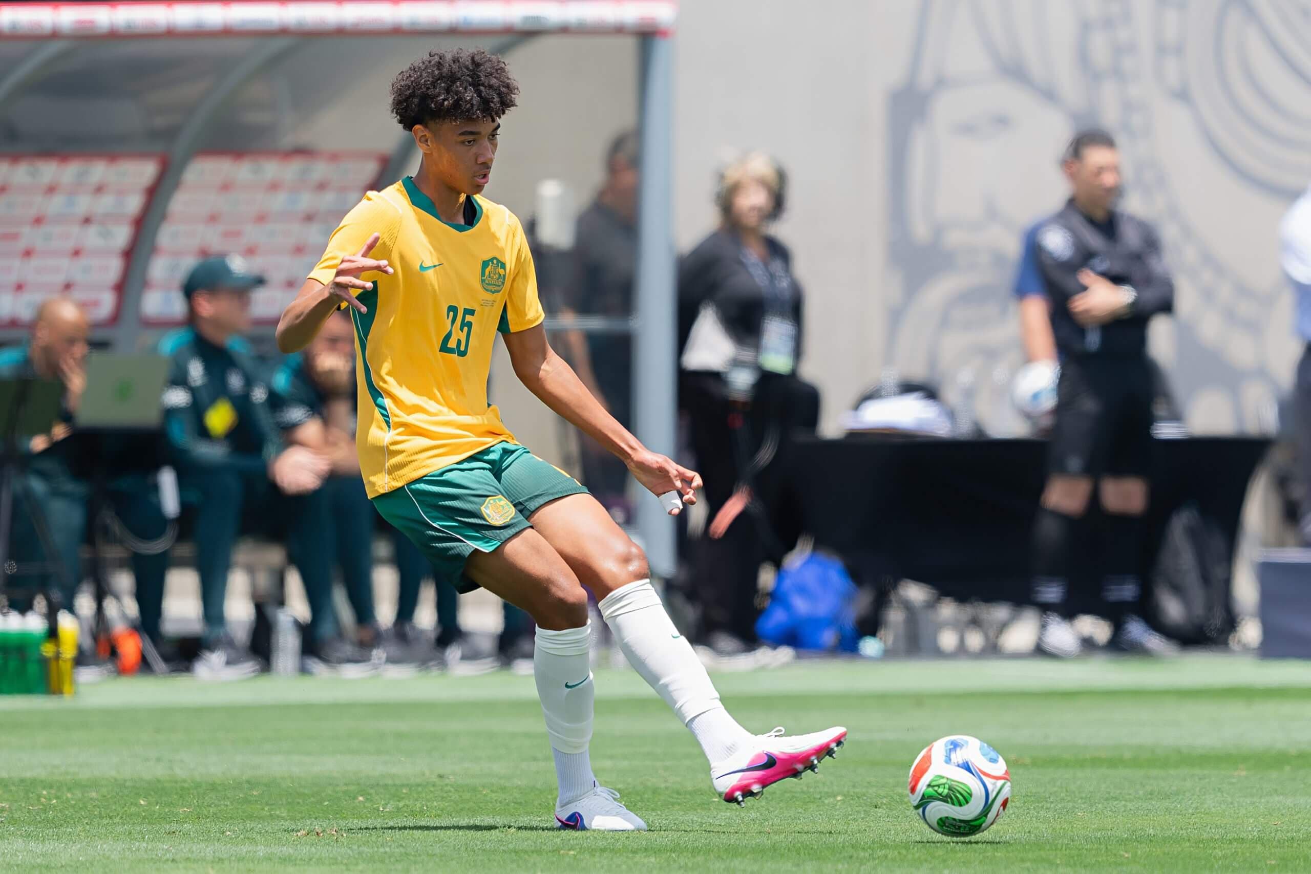 Australia defender Lucas Herrington, 18, attracts Barcelona interest before USMNT clash