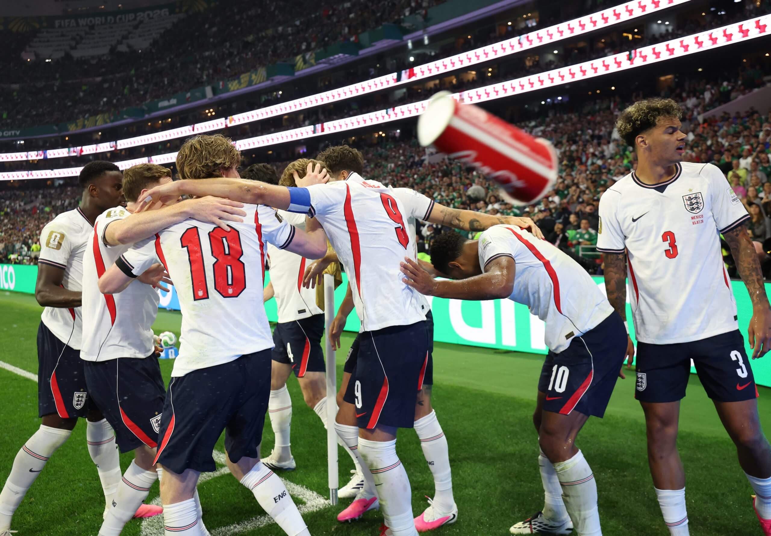 Ten-man England survive siege of the Azteca to reach last 16 in World Cup classic