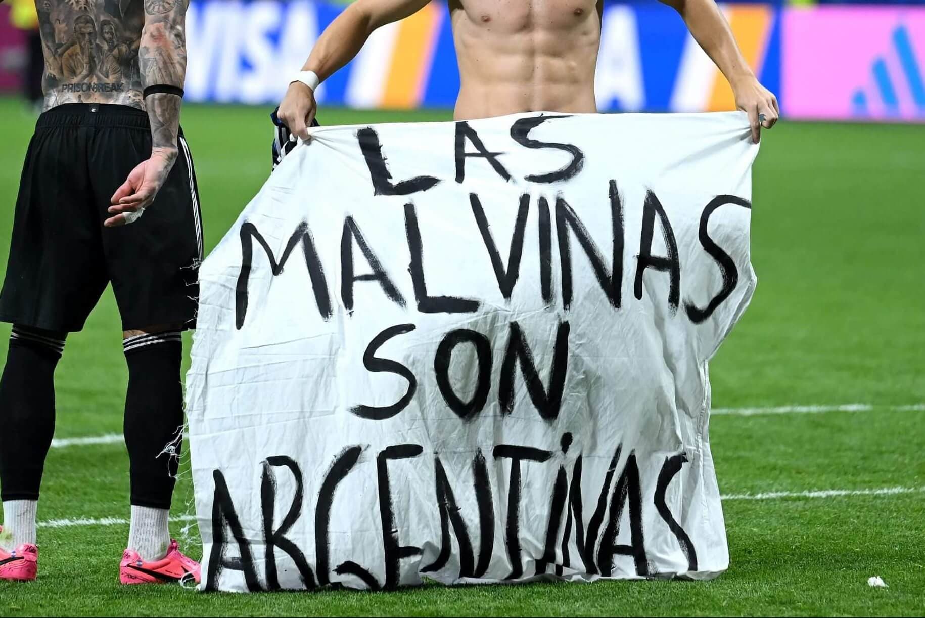 White House defends Argentina's Falklands banner after World Cup semi-final win