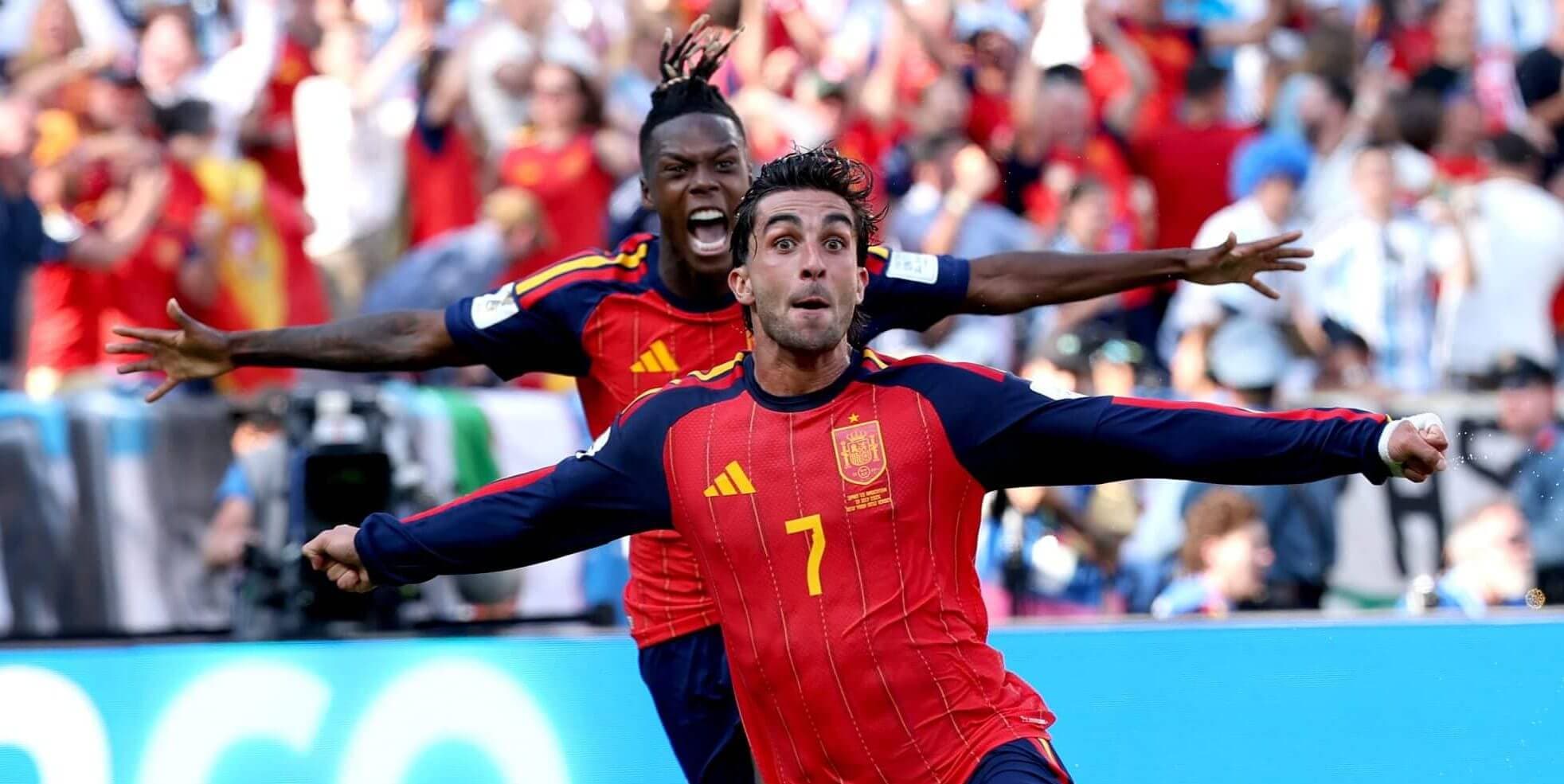 Spain crowned World Cup champions after late Ferran Torres goal downs Messi's Argentina