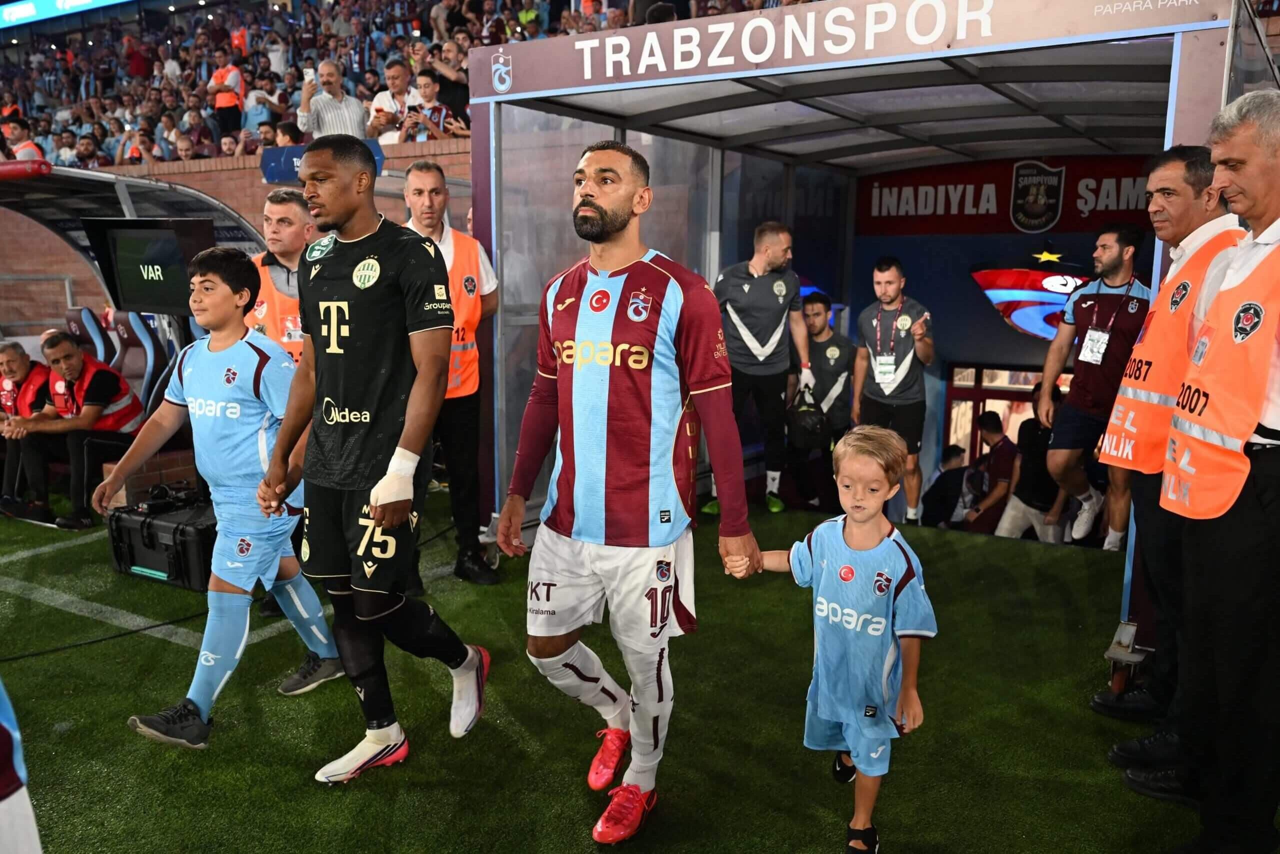 Mohamed Salah's home bow at Trabzonspor celebrated by a fan on a camel