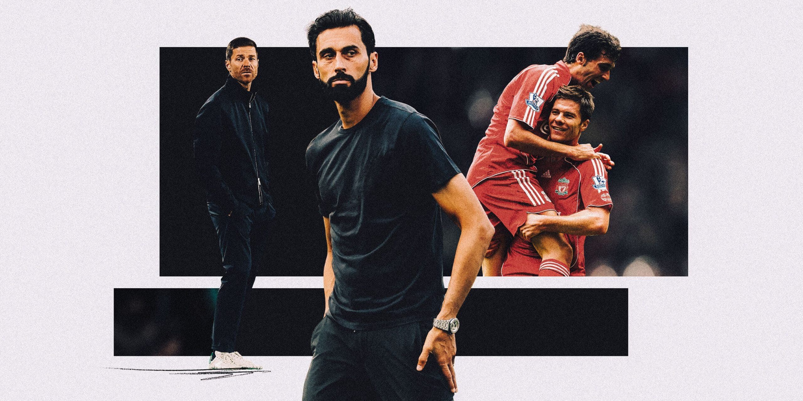 Xabi Alonso and Alvaro Arbeloa: Sacked by Real Madrid, old friends now Premier League rivals